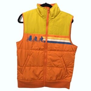 Holiday 80s Vintage “Stranger Things” Orange and Yellow Vest- Small